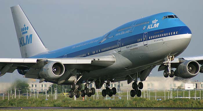 KLM Webseite Besuchen